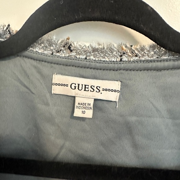 Guess Tweed Sleeveless Dress - Grey/Blue - Picture 3 of 4